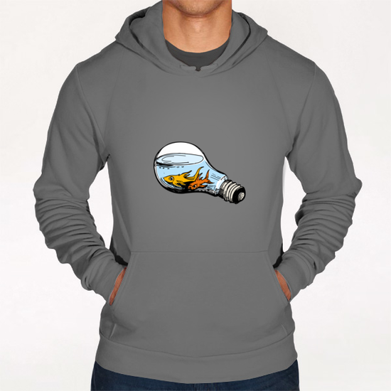 Fishes-Bulb Hoodie by Georgio Fabrello