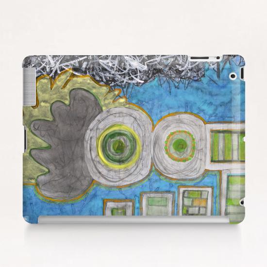 Blue and the Transformation Process Tablet Case by Heidi Capitaine