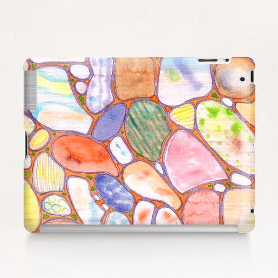 . Friendly Colorful Pebbles Pattern Tablet Case by Heidi Capitaine