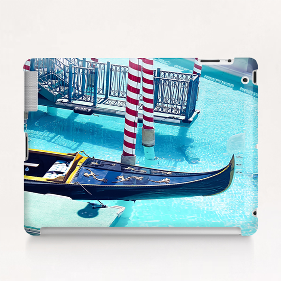 Classic Gondola boat and blue water Tablet Case by Timmy333