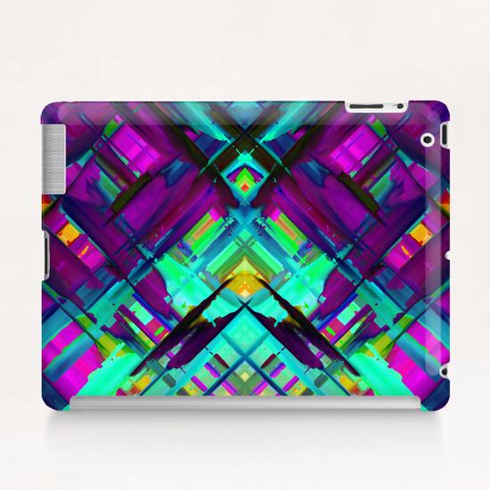 Colorful digital art splashing G472 Tablet Case by MedusArt