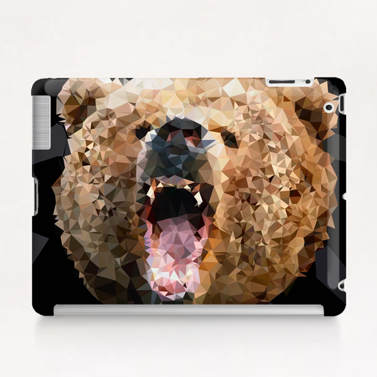 Angry Bear Tablet Case by Vic Storia