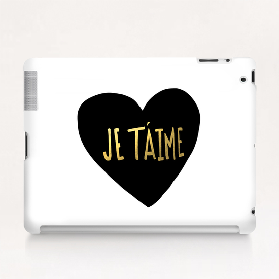 Je T'aime Tablet Case by Leah Flores