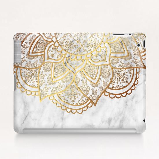 Mandala - Gold & Marble Tablet Case by Alexandre Ibáñez