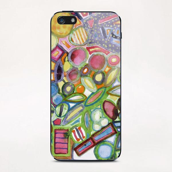 Cheerful Colorful Collection iPhone & iPod Skin by Heidi Capitaine