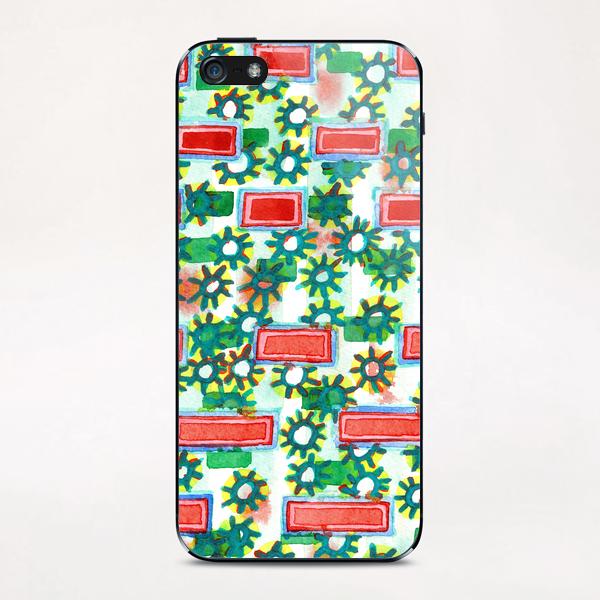 Sunshine between Blocks Pattern  iPhone & iPod Skin by Heidi Capitaine