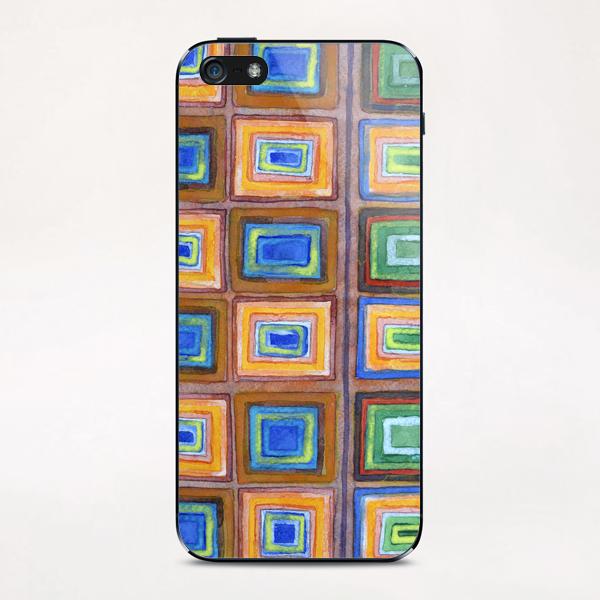 The two Sides of a Check Pattern  iPhone & iPod Skin by Heidi Capitaine