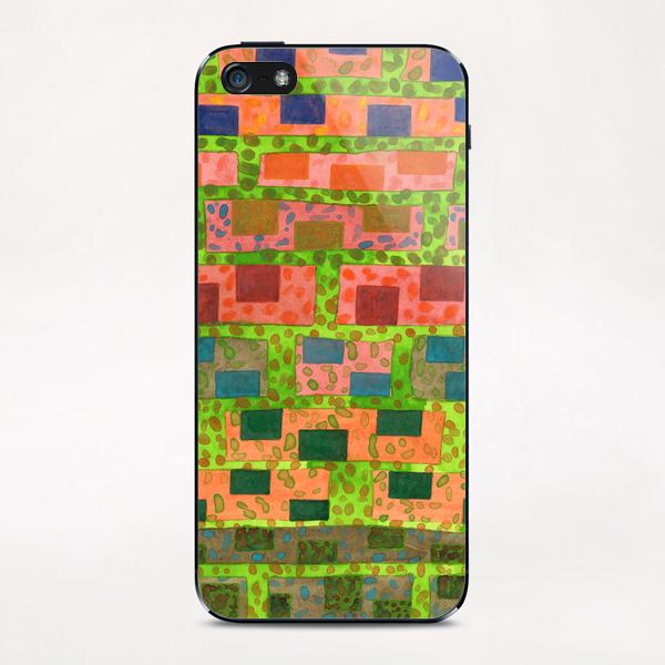 Added Color to a Colorful Wall iPhone & iPod Skin by Heidi Capitaine