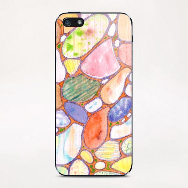 . Friendly Colorful Pebbles Pattern iPhone & iPod Skin by Heidi Capitaine