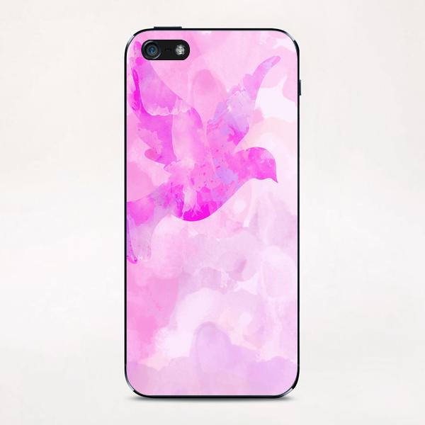 Abstract Flying Dove iPhone & iPod Skin by Amir Faysal