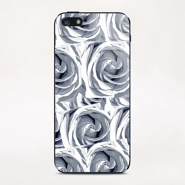 closeup white rose texture pattern abstract background iPhone & iPod Skin by Timmy333