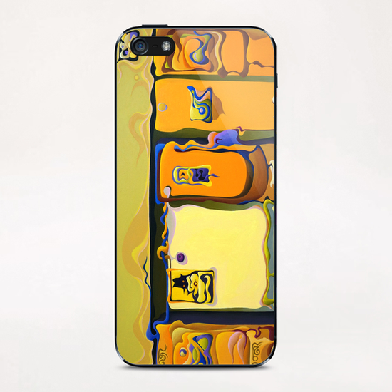 Double Door Power Play iPhone & iPod Skin by Amy Ferrari Art