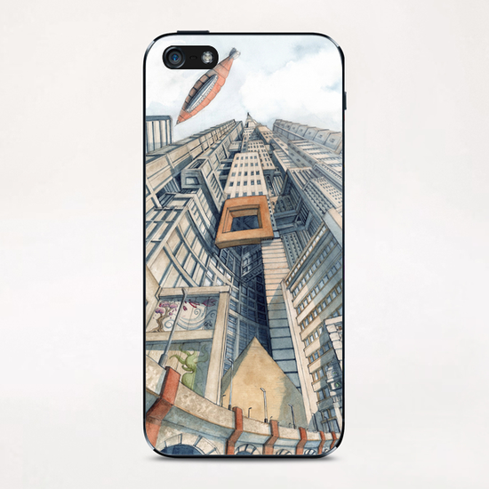 Downtown iPhone & iPod Skin by Davide Magliacano