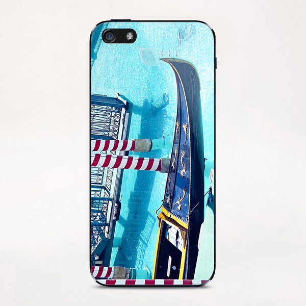 Classic Gondola boat and blue water iPhone & iPod Skin by Timmy333