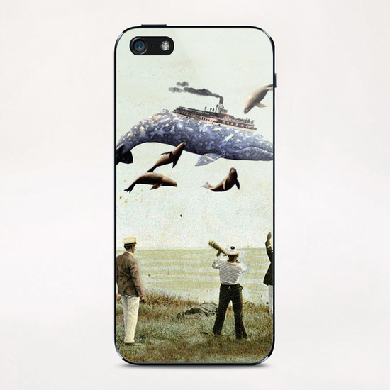 Landing in Berck-Plage iPhone & iPod Skin by tzigone