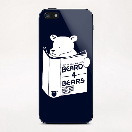 Beard For Bears iPhone & iPod Skin by Tobias Fonseca