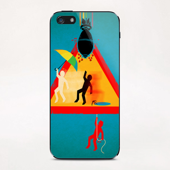 Beware of Falling Objects iPhone & iPod Skin by dEMOnyo