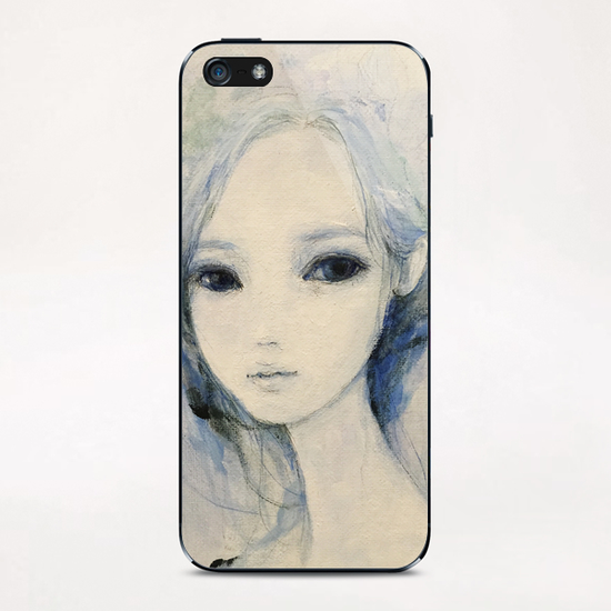 Blue 24 iPhone & iPod Skin by Ai Natori