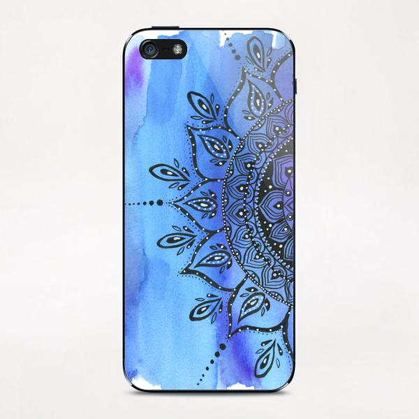 Blue Mandala iPhone & iPod Skin by Li Zamperini