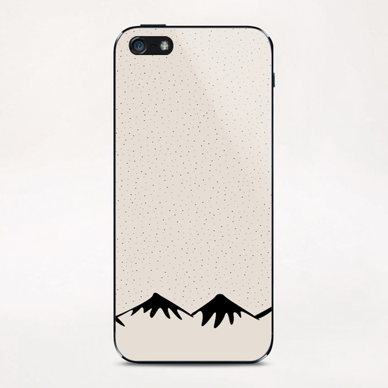 Snow and mountain by PIEL iPhone & iPod Skin by PIEL Design