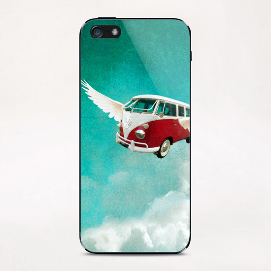 Sky-surf iPhone & iPod Skin by tzigone