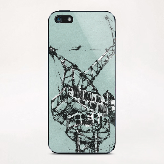 Crane iPhone & iPod Skin by Georgio Fabrello