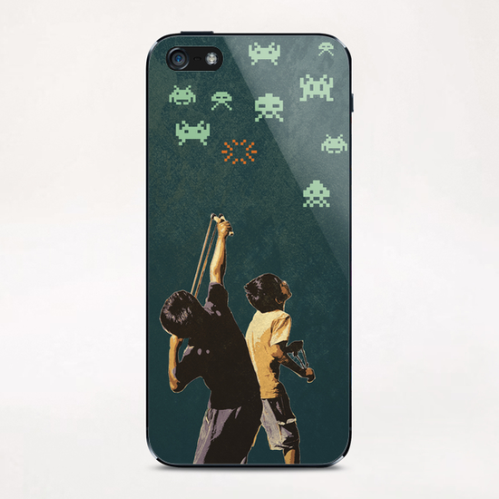 Invaders! iPhone & iPod Skin by tzigone