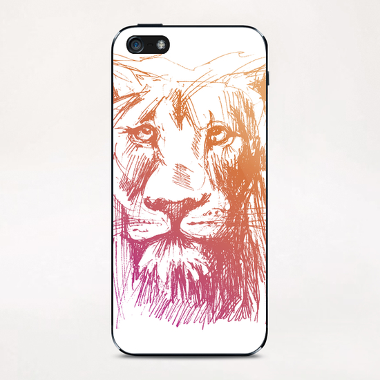 Lion iPhone & iPod Skin by Georgio Fabrello