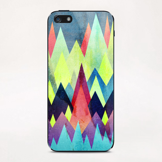 Land of northern lights Art iPhone & iPod Skin by Elisabeth Fredriksson