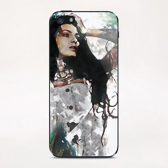 Wonder Abstract Portrait iPhone & iPod Skin by Galen Valle