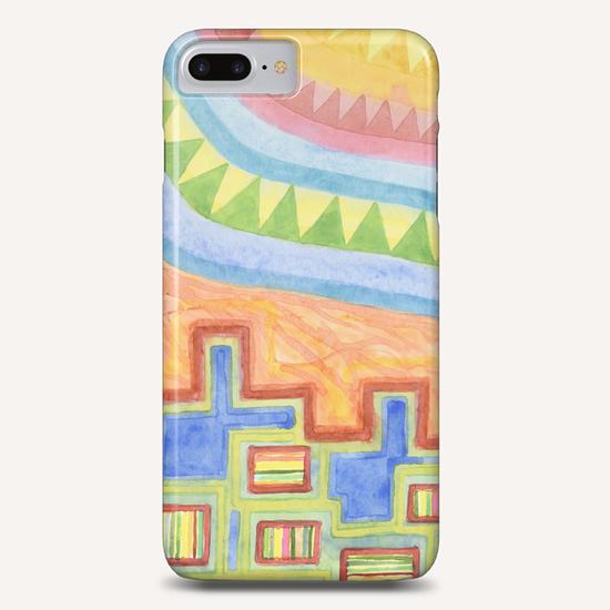 Striped Bungalows in the bright Sunlight  Phone Case by Heidi Capitaine