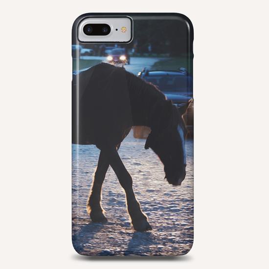 Light behind horses Phone Case by Salvatore Russolillo