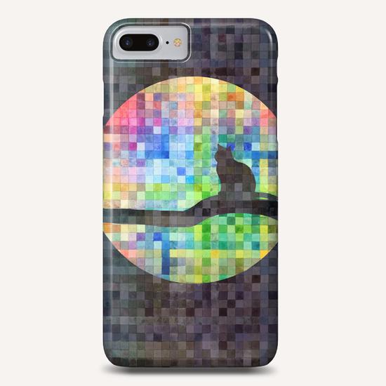 Cat In The Moon II Phone Case by Vic Storia