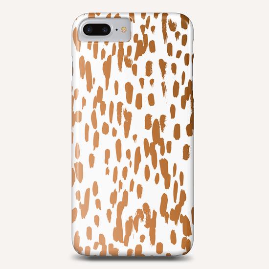 Copper Brushstrokes Phone Case by Uma Gokhale