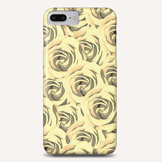 blooming yellow rose pattern texture abstract background Phone Case by Timmy333