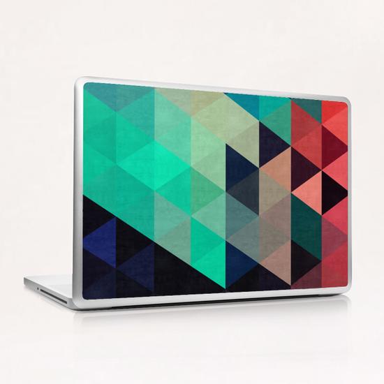 Pattern cosmic triangles I Laptop & iPad Skin by Vitor Costa