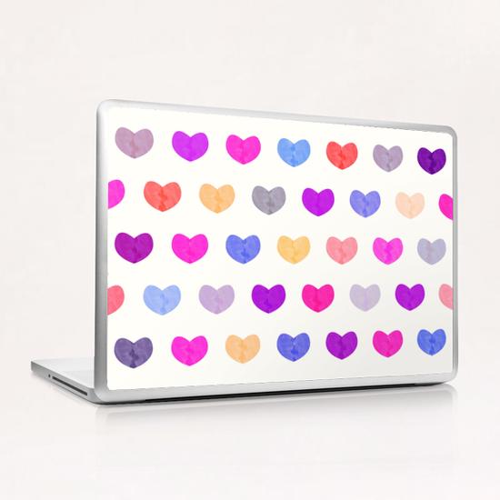 Cute Hearts #2 Laptop & iPad Skin by Amir Faysal