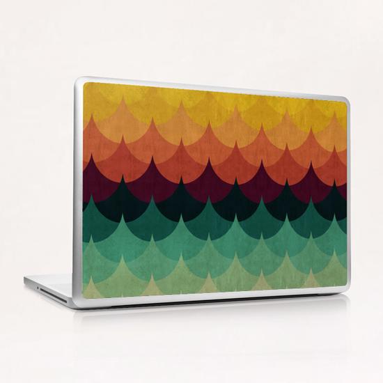 Waves at sunset Laptop & iPad Skin by Vitor Costa