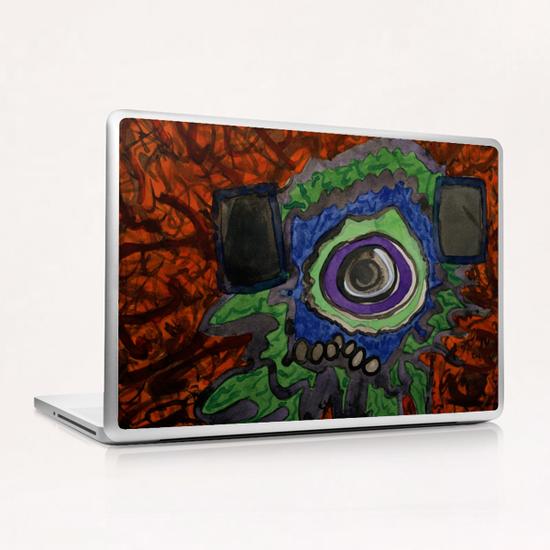 Paradise within blazing Flames  Laptop & iPad Skin by Heidi Capitaine