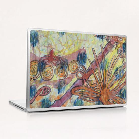  Beach Vegetation With Octopus Laptop & iPad Skin by Heidi Capitaine