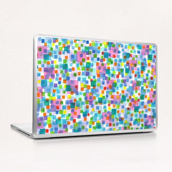 Pink beneath Square-Confetti  Laptop & iPad Skin by Heidi Capitaine