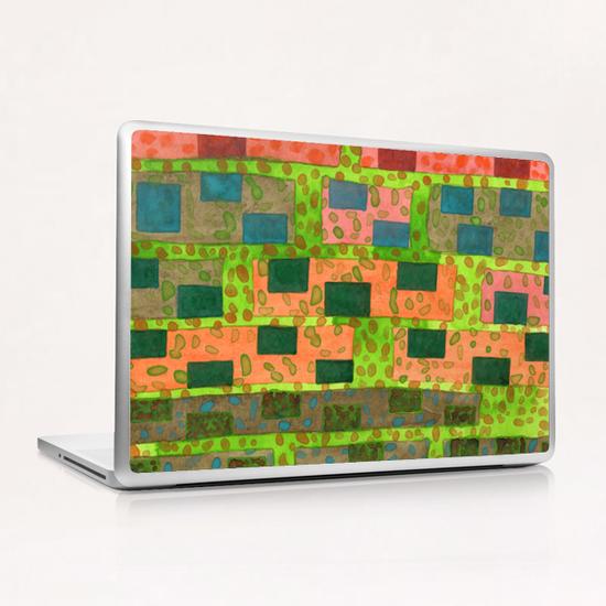 Added Color to a Colorful Wall Laptop & iPad Skin by Heidi Capitaine