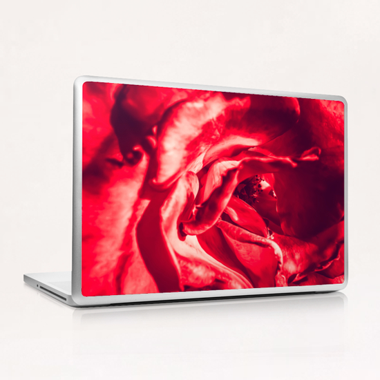 red rose texture background Laptop & iPad Skin by Timmy333