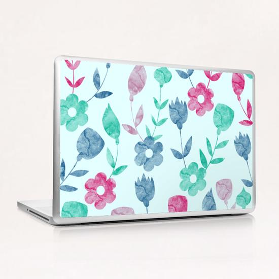 LOVELY FLORAL PATTERN X 0.5 Laptop & iPad Skin by Amir Faysal