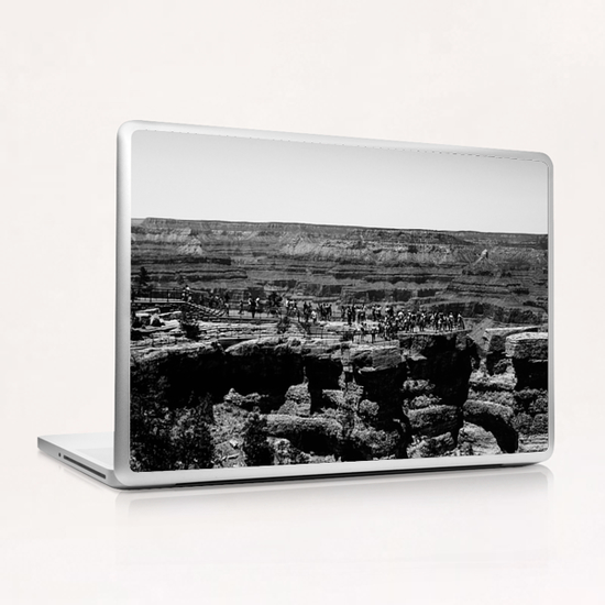 at Grand Canyon national park, USA in black and white Laptop & iPad Skin by Timmy333