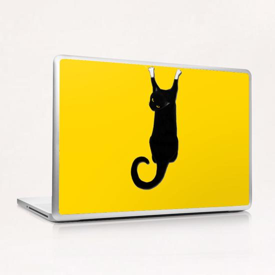 Hang Cat Laptop & iPad Skin by Tummeow