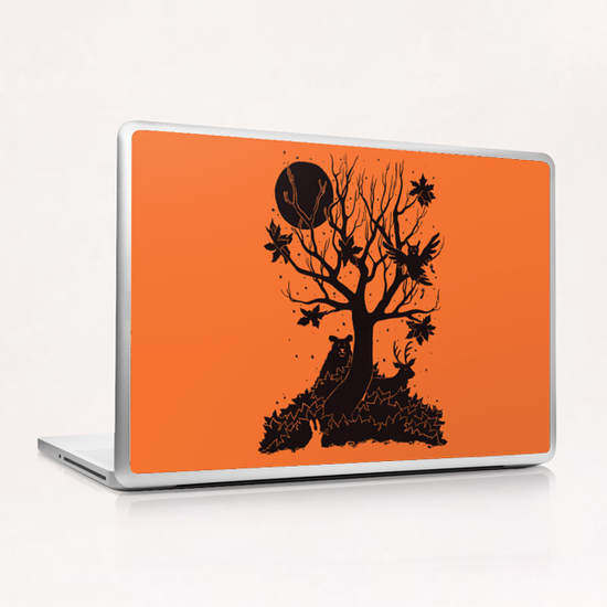 Autumn Forest Laptop & iPad Skin by Tobias Fonseca