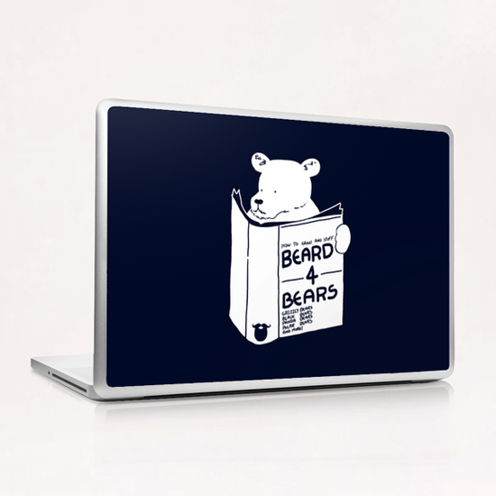 Beard For Bears Laptop & iPad Skin by Tobias Fonseca