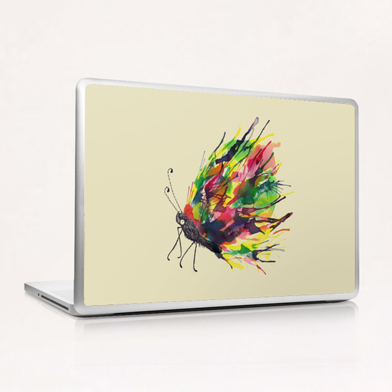 Black Cocoon Laptop & iPad Skin by Tobias Fonseca