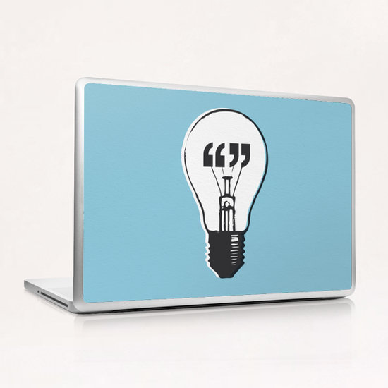 Bright Bulb Laptop & iPad Skin by Alex Xela